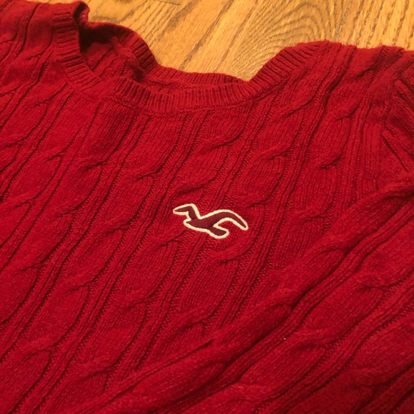 Hollister Knit Red Sweater - Picture 2 of 3